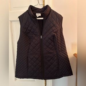 Quilted Vest - Navy size medium